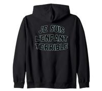 "Je suis l'enfant terrible" humorística sabiduría de vida Sudadera con Capucha