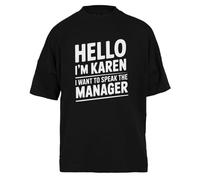 Je Suis Retraité(E) Et Ma Seule Patronne Negra Camiseta Holgada Unisex Black Baggy tee Tshirt Unisex