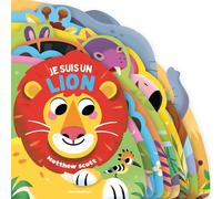 Je suis un lion: Livre tout-carton à formes découpées