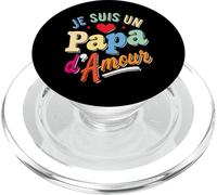 Je Suis un Papa d’Amour PopSockets PopGrip para MagSafe