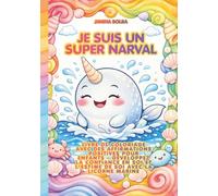 JE SUIS UN SUPER NARVAL: LIVRE DE COLORIAGE AVEC DES AFFIRMATIONS POSITIVES POUR ENFANTS - DÉVELOPPEZ LA CONFIANCE EN SOI ET L'ESTIME DE SOI AVEC LA LICORNE MARINE