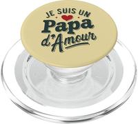 Je Suis un Super Papa d’Amour PopSockets PopGrip para MagSafe