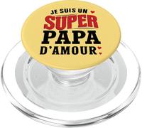 Je Suis un Super Papa d’Amour PopSockets PopGrip para MagSafe