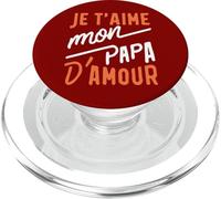 Je Suis un Super Papa d’Amour PopSockets PopGrip para MagSafe
