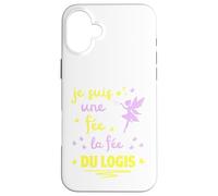 Je Suis UNE Fée La Fée du Logis Carcasa para iPhone 16 Plus