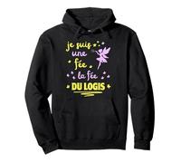 Je Suis UNE Fée La Fée du Logis Sudadera con Capucha