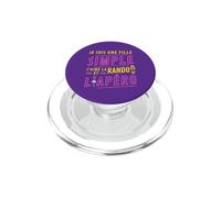 Je Suis UNE Fille Simple J'aime la Rando et l'Apéro PopSockets PopGrip para MagSafe