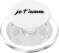 Je T'Aime Vintage Francés je Taime PopSockets PopGrip para MagSafe