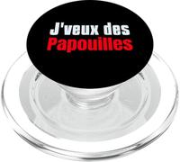 Je Veux Des Papouilles Humor Drôle PopSockets PopGrip para MagSafe