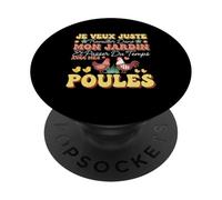 Je Veux Juste Travailler Dans Mon Jardin Et Passer Du Temps PopSockets PopGrip Adhesivo