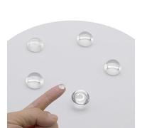 Jeada 5 lentes de vidrio óptico de 7,8 mm, lente convexa plana sin enfoque de borde, lente convexa LED para linterna LED, lámpara de cabeza de bicicleta, transparente (Φ7.8 mm x H4.0 x F5.0)