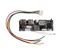 Jealaper Banco de Energía con Doble Puerto TIPO C, Módulo de Energía Móvil Bidireccional, Placa de Circuito de Carga 18650, Placa Base DIY 3S 65W