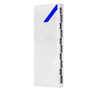 Jealaper Controlador Velocidad ARGB PWM 5 V y 3 Pines, Concentrador Ventilador Refrigeración con Control Remoto Inteligente, Divisor Concentrador Ventilador Magnético SATA
