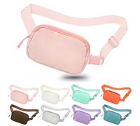 jealkip Riñonera cruzada para mujeres y hombres, riñonera para senderismo, riñonera con correa ajustable, bolsa casual para teléfono celular, riñonera para correr, entrenamiento, deportes, viajes,