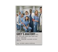 JEAM Grey's Anatomy - Póster de arte para decoración de habitación, decoración de pared, póster de portada de álbum, 30 x 45 cm, estilo sin marco