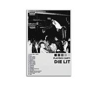 JEAM Playboi Carti - Imágenes estéticas individuales para decoración de habitación, dormitorio, decoración de pared, póster artístico, portada de álbum, póster decorativo de 30 x 45 cm, estilo sin