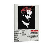 JEAM Playboi Carti - Póster artístico con imágenes estéticas, decoración individual para habitación, decoración de pared, portada de álbum, póster de 40 x 60 cm, estilo marco