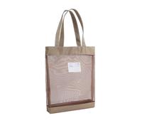 JEAMIS Estuche Escolar Bolso De Malla De Malla Estudio Estudiantil Bolsa De Estudio De La Materia Transparente Bolsa De Almacenamiento De Malla-boffee B