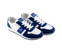 JEAN CLAUDE OLIVIER JCOlivier | Zapatillas Deportivas Unisex (44, Azul y Blanco)