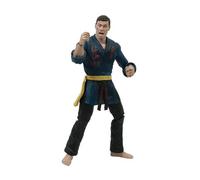 Jean-claude van damme blue gi version deluxe action figura 18 cm jcvd