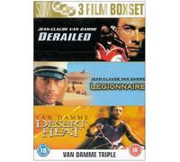 Jean Claude Van Damme Box - Derailed/Legionnaire/Desert He [Reino Unido] [DVD]