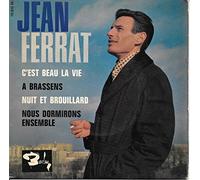 Jean Ferrat - JEAN FERRAT c'est beau la vie/a Brassens/nuit et brouillard EP 1964 Barclay