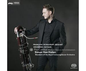 Jean Francaix Simon Van Holen: Pro Contra: Works for Bas (CD) (Importación USA)