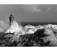 Jean Guichard la Jument & Hercules Lienzo de 60 x 80 cm, Multicolor