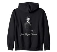 Jean-Jacques Rousseau Retrato de la Filosofía de la Iluminación Sudadera con Capucha