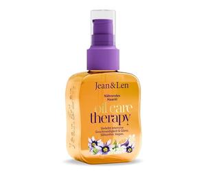 Jean & Len aceite capilar Oil Care Therapy, para cabello seco y áspero, con aceite de monoi, extracto de pasiflora y escualano, mejora el peinado, aporta suavidad, sin siliconas, vegano, 100 ml