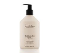 Jean & Len Acondicionador Cardamomo & Tonka, nutre el cabello intensamente, con complejo hidratante, suave aroma especiado de cardamomo & tonka, acondicionador sin parabenos ni siliconas, 500 ml