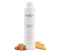 Jean & Len Acondicionador de queratina y almendras para cabello estructurado, reafirma el encrespamiento del cabello y aporta brillo, acondicionador para el cabello con queratina vegetal, sin