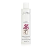 Jean & Len Acondicionador Reparador Queratina & Almendra, para cabello dañado, controla el encrespamiento y aporta brillo, con queratina vegetal, sin parabenos ni siliconas, vegano, 300 ml
