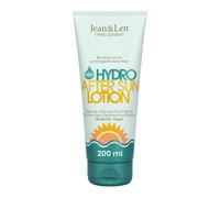 Jean & Len After Sun loción, para piel castigada por el sol, con Aloe Vera, pantenol y alantoína, sin perfumes ni colorantes, vegano, cuidado After Sun 200 ml