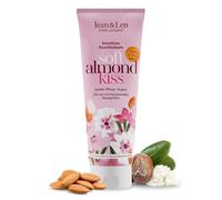Jean & Len Bálsamo de ducha Sensitive Aceite de almendra & Karité, limpia la piel con suavidad, para piel seca y sensible, con dulce aroma a almendra, sin parabenos ni siliconas, vegano, 250 ml