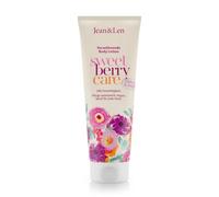 Jean & Len Body Lotion Arándano rojo & Vainilla, vegan, 250 ml | Textura ligera, se absorbe rápidamente, fórmula de pH ideal para la piel para todo tipo de piel, sin parabenos ni siliconas