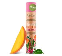 Jean & Len champú seco frescor y agarre, sin raíces grasas, sin residuos blancos, fragancia afrutada de mango fresco, para todo tipo de cabellos, sin parabenos ni siliconas, vegano, 200 ml