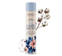 Jean & Len champú seco mi secreto sensible, para cueros cabelludos sensibles, con extracto de algodón y pantenol, ayuda con las raíces grasas, sin residuo blanco, sin perfume, 200 ml