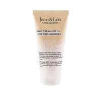 Jean & Len Crema de Día Regeneradora SPF15 Aceite de Argán y Retinol, 50 ml | para las primeras arrugas, favorece la regeneración natural de la piel, crema de día con factor de protección solar