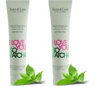 Jean & Len crema de manos I Love You So Matcha, para manos normales y secas, se absorbe rápidamente, sin parabenos ni siliconas, 75 ml (Paquete de 2)