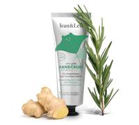 Jean & Len Crema de Manos Romero y Jengibre, con urea, cuidado de manos para manos secas y agrietadas, hidrata y nutre intensamente, sin parabenos ni siliconas, tubo de crema de manos, vegano, 75 ml