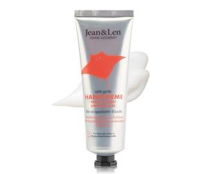 Jean & Len Crema de manos neutra muy caliente, cuidado para manos estresadas, nutre intensamente, sin parabenos ni siliconas, vegana, tubo de crema de manos, 75 ml