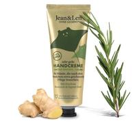 Jean & Len Crema de Manos Rosemary & Ginger, edición navideña, con urea para manos secas, hidrata y nutre intensamente, sin parabenos ni siliconas, tubo de crema de manos, 75 ml