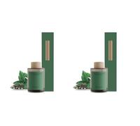 Jean & len Difusor Green Tea & Citrus, para un Ambiente perfumado, Aroma revitalizante, Vegano, 100 ml (Paquete de 2)
