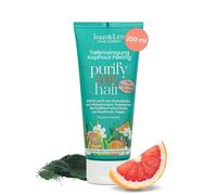 Jean & Len Exfoliante capilar Pomelo rosa y espirulina, con vinagre de manzana y niacinamida, Scalp Scrub suave contra residuos de styling, evita la rotura, sin siliconas ni parabenos, vegano, 200 ml