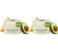 Jean & Len Exotic Body Butter Mango & Aguacate, cuida intensamente las pieles secas a muy secas, pH ideal piel, con exótica fragancia de mango, manteca corporal, sin parabenos ni siliconas, 200 ml