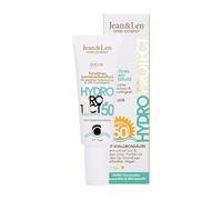 Jean & Len Fluido de protección solar sensible FPS 50, vegan, 50 ml | Ligero y de rápida absorción, para piel sensible, protección solar facial, sin octocrileno ni perfume