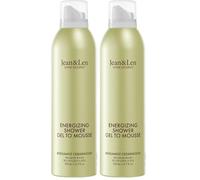 Jean & Len Gel de Ducha Energizante To Mousse Bergamota y Cedro, con aceite de almendras, jojoba y babasú, para una limpieza perfumada, para piel normal, espuma de ducha, sin siliconas, 200 ml