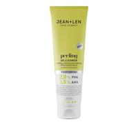 Jean & Len Gel limpiador exfoliante, vegan, 125 ml | Para todo tipo de piel, libera la piel suavemente de las células muertas, peeling químico, sin perfume