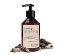 Jean & Len Jabón de manos Cardamom & Tonka, limpia las manos castigadas, apto para uso diario, jabón líquido en dosificador, aroma exótico y especiado, vegano, 250 ml